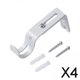 thumbnail image 1 of 2 Soportes para Barra de Cortina para Barra de Cortinas de 1 Pulgada, Soporte Universal Ajustable para Barra de Cortina Resistente, Fácil de Instalar 4 piezas, 1 of 9