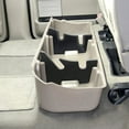 thumbnail image 3 of Fits 2009-2014 Ford F-150 Du-Ha Under Seat Storage Unit 20075 Under Rear Seat; 1 Compartment; With Removable Gun Rack Inserts; Black; Heavy Duty Polyethylene, 3 of 7