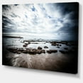 thumbnail image 2 of Dramatic Atlantic Coast at Low Tide - Seashore Canvas Art Print, 2 of 4