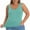 Mint Green, variant on WCJM Long Cami Tank Tops for Womens Women's Tanks and Camis Womens Tank Tops with In Bra Plus Size Padded Camisole Shelf Bra Workout Yoga Shirt Casual Basic Undershirt