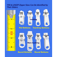 thumbnail image 3 of EZ-Xtend Lenzip #8 Separating Zipper - Includes 2 Stops (White, 24"), 3 of 8