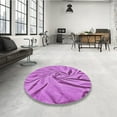 thumbnail image 4 of Ahgly Company Machine Washable Indoor Rectangle Transitional Violet Purple Area Rugs, 3' x 5', 4 of 7