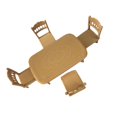 thumbnail image 4 of 1/12 casa de de comedor sil juguete para de imitación DIY artesanía muebles modelo accesorios de fotografía regalos de Hugo Juguetes de casa de muñecas, 4 of 6