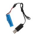 thumbnail image 2 of Batterie Li-ion 3,7 V 500 mAh pour bateau radiocommandé Flytec V005, câble de chargement USB, accessoires pour bateau radiocommandé, 2 of 4