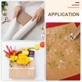 thumbnail image 6 of Uxcell Natural Fiber Mulberry Paper Sheets Tissue Washi Paper Design for DIY Craft Origami Card Making Beige 6x6 Inch, 6 of 7