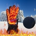 thumbnail image 3 of Men's Thermal Windproof Ski Gloves for Winter Sports and Outdoor Riding Activities, 3 of 6