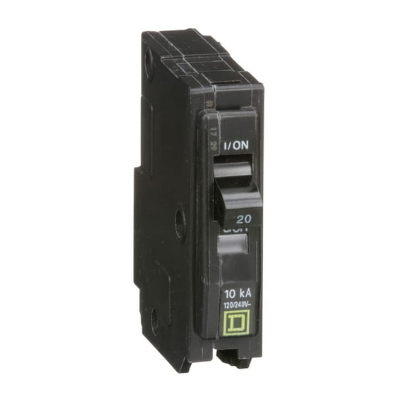 SCHNEIDER ELECTRIC Miniature Circuit Breaker 120/240-Volt 20-Amp QO120 Sw