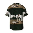 thumbnail image 2 of Disketp Men's Hawaiian Cute Goat Baby Print Shirts Button Down Holiday Beach Shirts-X-Large, 2 of 7