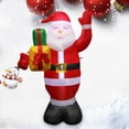 thumbnail image 4 of Papá Noel Inflable Adorno de Papá Noel inflable LED de 1,5 m Arreglo de jardín Decoración navideña (UE) Hugtrwg Libre de BPA, 4 of 9