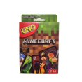 thumbnail image 1 of Videojuego Uno minecraft Card Game: mazo de coleccionista temático, 112 cartas con imágenes de personajes, regalo para fanáticos de 7 años en adelante, 1 of 5