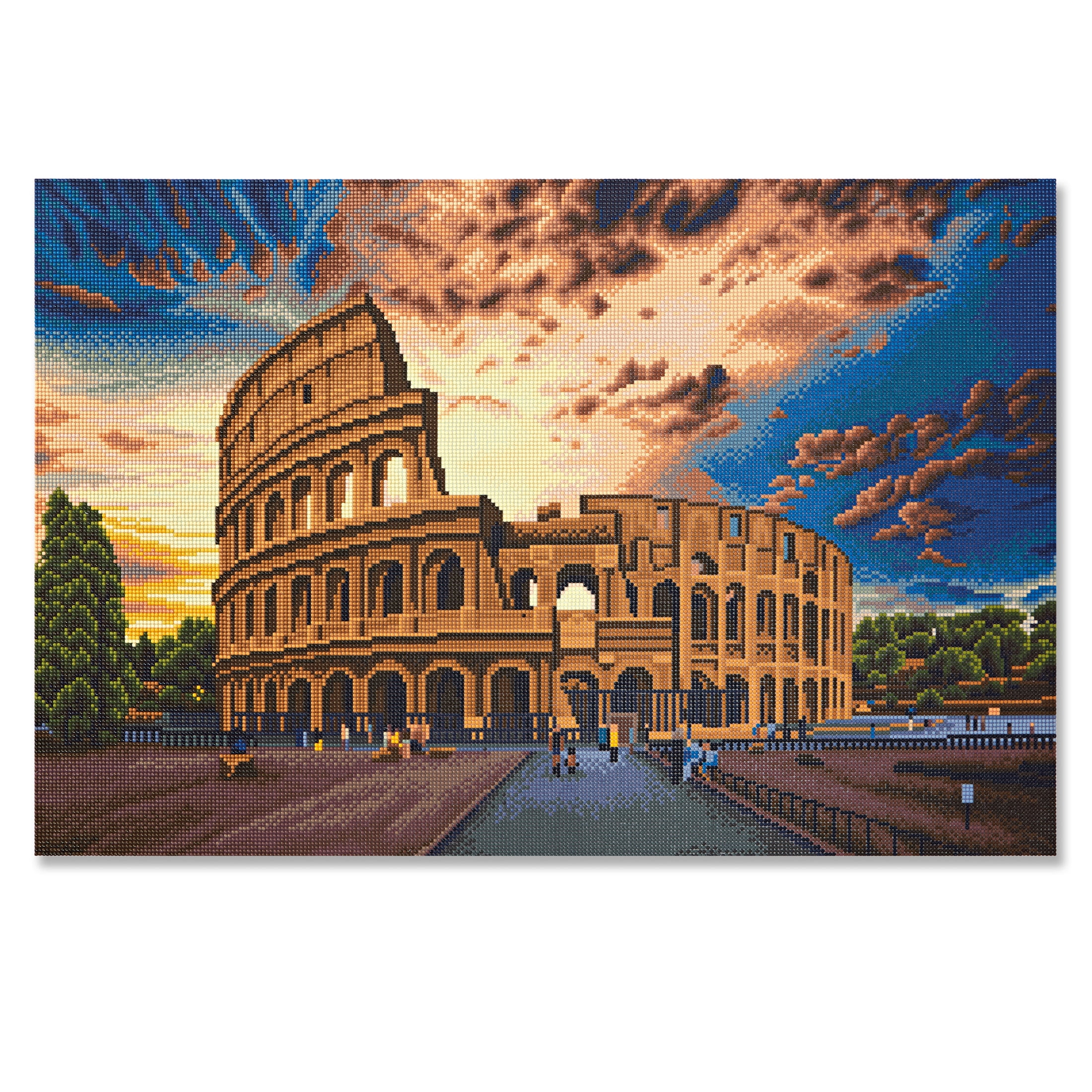 Colosseum Painting Diamond Art Kit by Make Market – Full Drill with Gems & Tools - 20" x 30" Canvas - 6 Pack