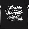 thumbnail image 4 of Inktastic Florida is My Happy Place with Palm Trees Boys or Girls Toddler T-Shirt, 4 of 5