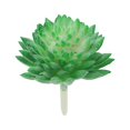 thumbnail image 3 of Simulación de plantas suculentas suministros de diseño creativos de bricolaje accesorios para arreglos florales fabricantes de flores de simulación plantas de simulación A2 flocado verde, 3 of 5