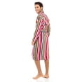 thumbnail image 5 of Skylinewears Men Terry Cloth Bathrobe Super Absorbent Hotel Spa Robe Red S, 5 of 8