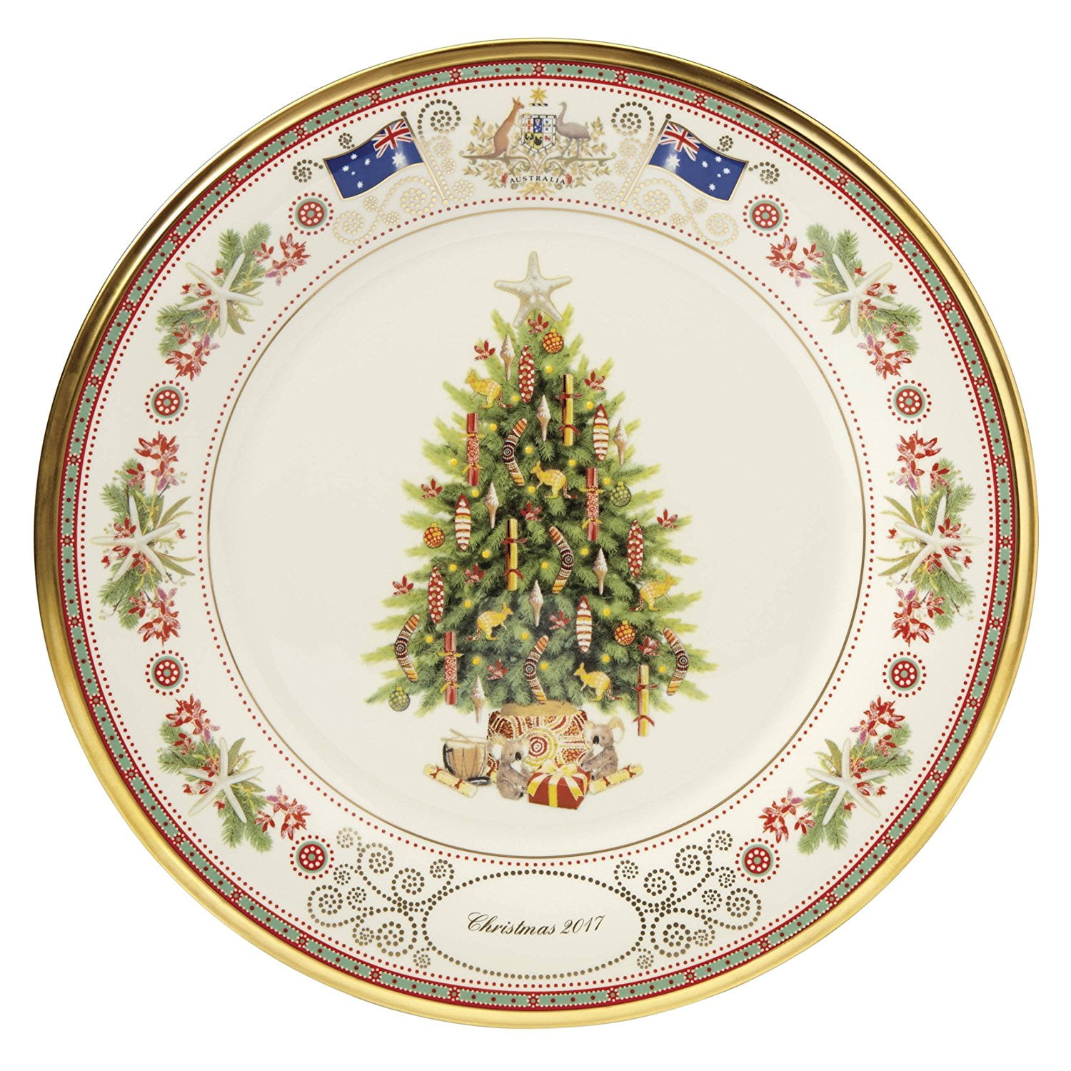 2017 Lenox Trees Around the World Australia Porcelain Christmas