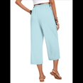 thumbnail image 4 of Pantalones Cortos para Mujer, Informales, con Cordón y Bolsillos, Holgados, de Cintura Alta y Pierna . Azul S, 4 of 6