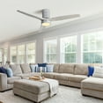 thumbnail image 5 of Sofucor 52" Gray Modern Ceiling Fan with Integrated LED Light and Remote Control, 5 of 9