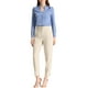 thumbnail image 2 of CAMISA DE BOTONES DE MANGA LARGA EN V ELEGANTE PARA MUJERES CHIC XL AZUL, 2 of 7