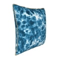 thumbnail image 2 of Fotbe Blue Tie Dye Pattern Velvet Decorative Throw Pillow Covers with Elegant Piping, Soft Plush Cushion Cover for Sofa, Bed, Car, Office-20"x20", 2 of 8