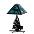 thumbnail image 6 of Meyda Tiffany 228788 Lone Moose 21" Tall Buffet Table Lamp - Black, 6 of 6