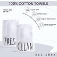 thumbnail image 4 of Rae Dunn Hand Towels, Embroidered Decorative Hand Towel for Kitchen and Bathroom, 100% Cotton, Highly Absorbent, 2Pack, 16x26, Embroidered \u201cEverything Merry, 4 of 6