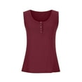 thumbnail image 5 of USSUMA Camisole Tops for Women Womens Tops Women's Fashion Casual Solid V-Neck Sleeveless T-Shirt with Pocket Pullover Tops Tax Free Weekend Womens Tops, 5 of 5