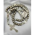 thumbnail image 4 of Medalla de San Miguel con cuentas negras de Rosary Nazareth Store, 4 of 6