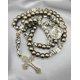 thumbnail image 4 of Medalla de San Miguel con cuentas negras de Rosary Nazareth Store, 4 of 6