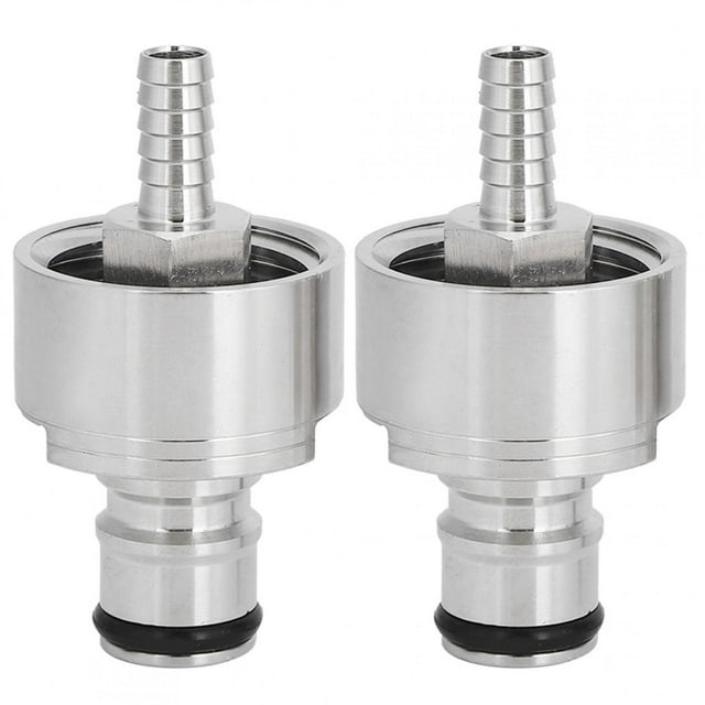 Stainless Steel 2Pcs Ball Lock Type Homebrew Kegging Equipment, Carbonation , Brewing Tool Silver For Home