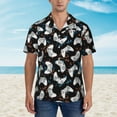 thumbnail image 5 of Uemuo Cool Gamepad Printed Regular Fit Short Sleeve Casual Hawaiian Shirt for Men,Aloha shirt,Tropical shirt,Floral print shirt,Vacation Beach shirt-Small, 5 of 9