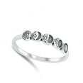 thumbnail image 4 of Oxidized Moon Phases Star Wholesale Ring .925 Sterling Silver Band Jewelry Female Male Unisex Size 8, 4 of 4