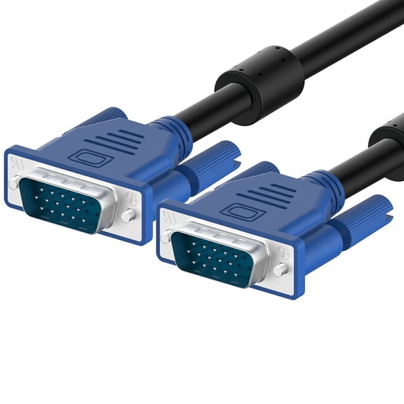 VGA Cable, Rankie VGA to VGA Monitor Cable - 15 Feet (Black) - R1340B