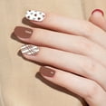 thumbnail image 6 of Renxiaooo Nail Stickers Pink Style Full Wraps Polish Stickers Self-Ashesive Nail Sticker Sets For Women Girls Color Street Glitter Nail Strips, 6 of 7