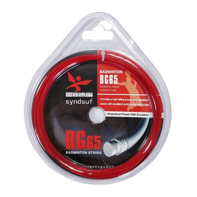 Soidarity Cuerda de raqueta de bádminton de múltiples capas, volante antielasticidad a prueba de golpes, línea de nailon, suministros deportivos, Ropa Deportiva, Zapatos Rojo Soidarity OD002565-04B