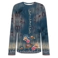 thumbnail image 4 of MEICHEN Spring Shirts for Women Long Sleeve Crewneck Going Out Pullover Tops Business Workout Shirts, 4 of 9