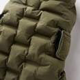 thumbnail image 6 of Gytml Dog Winter Jacket, Adjustable Waterproof Dog Warm Coat,Turtleneck Windproof Dog Winter Coat With Zipper, Lightweight Doggy Snow Jacket Pet Coats For Small Medium Large Dogs Army Green-S, 6 of 9