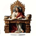thumbnail image 3 of Adorno de acrílico para escritorio con el Juicio, decoración para el centro de la mesa, adorno para el hogar, 3 of 7