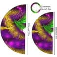 thumbnail image 6 of SKYSONIC Mardi Gras Christmas Tree Skirt Tree Skirt for Holiday Party Home Christmas Day Ornaments 36", 6 of 6