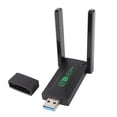 thumbnail image 2 of Adaptador Wifi USB, Adaptador De Red Inalámbrico De Antena Dual Banda Dual 5G 2.4G Disipación De Calor Amplia Compatibilidad 1200Mbps Para Computadora Portátil, 2 of 7