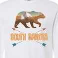 thumbnail image 4 of Inktastic South Dakota Vacation Bear Silhouette Long Sleeve T-Shirt, 4 of 5
