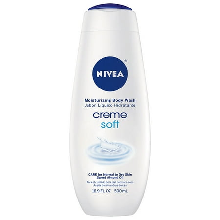 NIVEA Creme Soft Moisturizing Body Wash 16.9 fl. (Best Moisturizing Body Wash For Dry Skin)