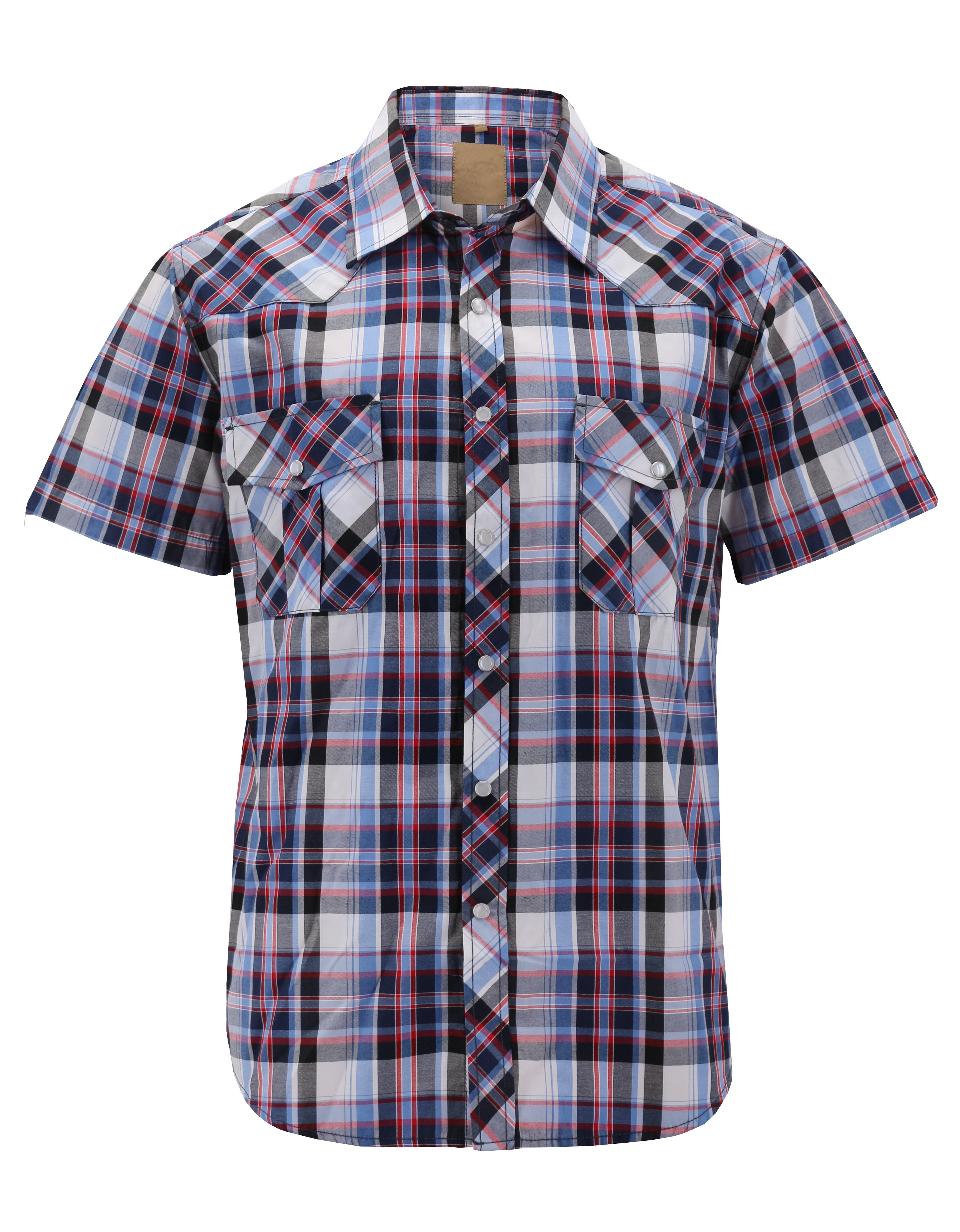 Men's Western Short Sleeve Button Down 
