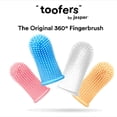 thumbnail image 2 of 4pcs Dog and Dog Silicone Toothbrush Ergonomic Design for Finger, 2 of 5