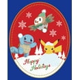 thumbnail image 2 of Men's Pokemon Christmas Happy Holidays Patch  Sweatshirt Royal Blue X Large, 2 of 4