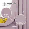 thumbnail image 3 of Deconovo Thermal Insulated Blackout Curtains 52x72 inch - Grommet Room Darkening Window Curtains for Girl's Room (52x72 inch, Lavender Pink, Set of 2 Panels), 3 of 7