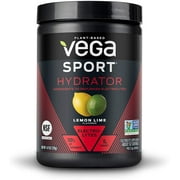Vega Sport Electrolyte Hydration Plant-Based Powder, Lemon Lime, 50 servings (4.9oz)