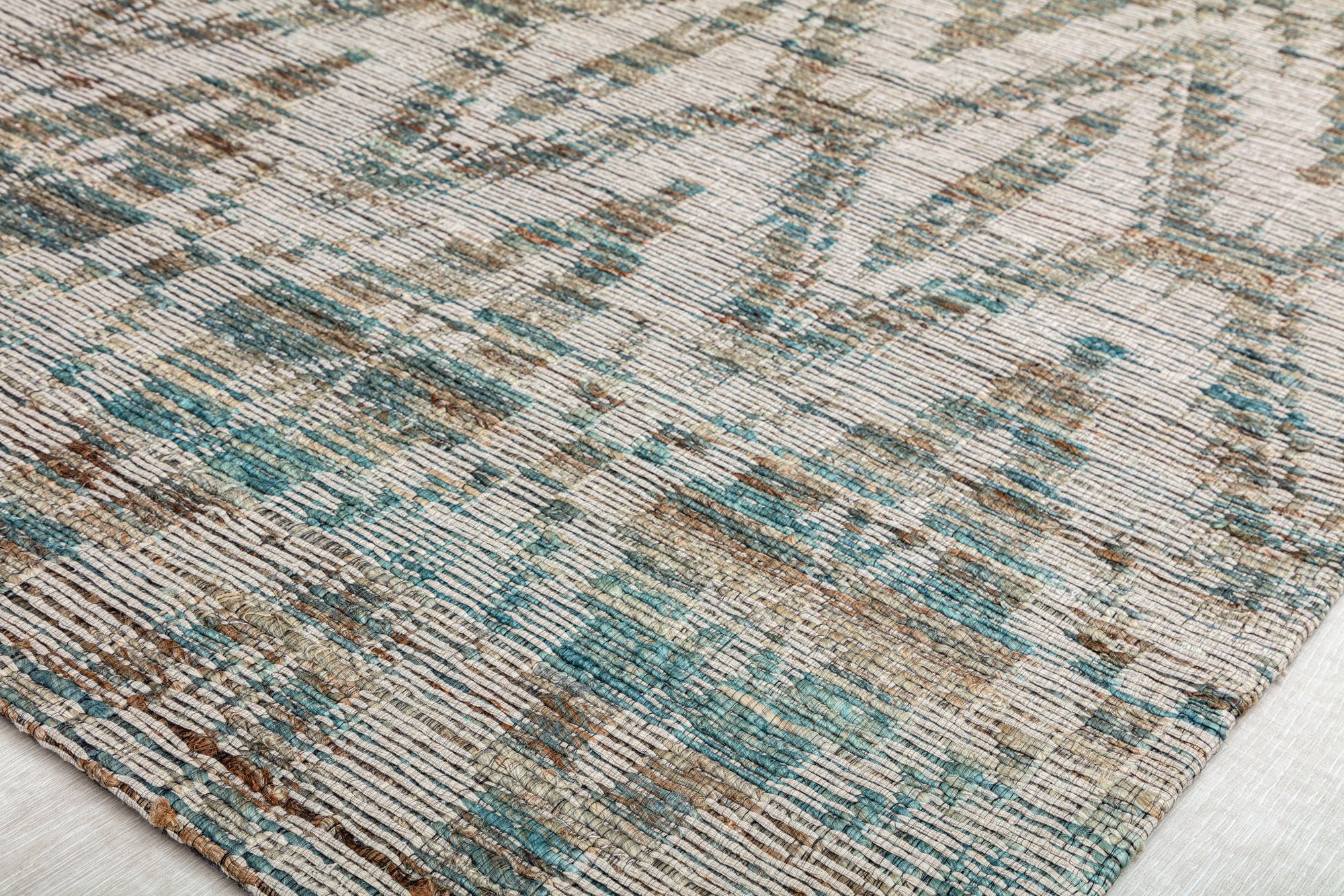 Rugs America GN15A Top Ikat Diamond Modern Brown Area Rug, 5’0”x7’0”