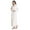 White, variant on Artfasion Womens Long Flannel Bathrobe Solid Soft Plush Bath Robe Microfiber Fleece Full Length Sleepwear