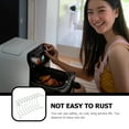 thumbnail image 3 of IFANLANDOR 2Pcs Air Fryer Barbecue Rack Silver Cooking Tool Manufacturing for Household, 3 of 6
