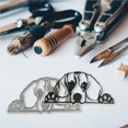 thumbnail image 2 of Troquel De Corte Perro Ahuecado Acero Al Carbono Adorable Delicado Relieve Plantilla Plantilla De Corte Para Diy Tarjeta De Regalo Álbum De Recortes Álbum Arte Artesanía Decoración Monstrate HA019229-00, 2 of 7